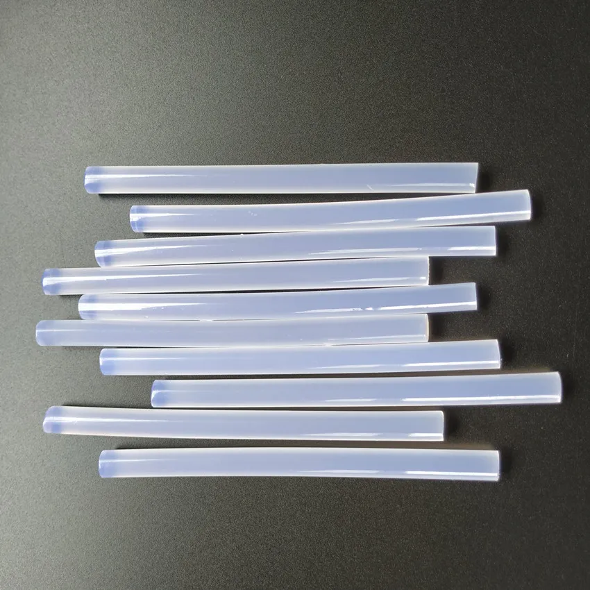 10 Pieces Hot melt adhesive Transparent 7x100mm glue stick silicone High viscosity Strengthen stickiness