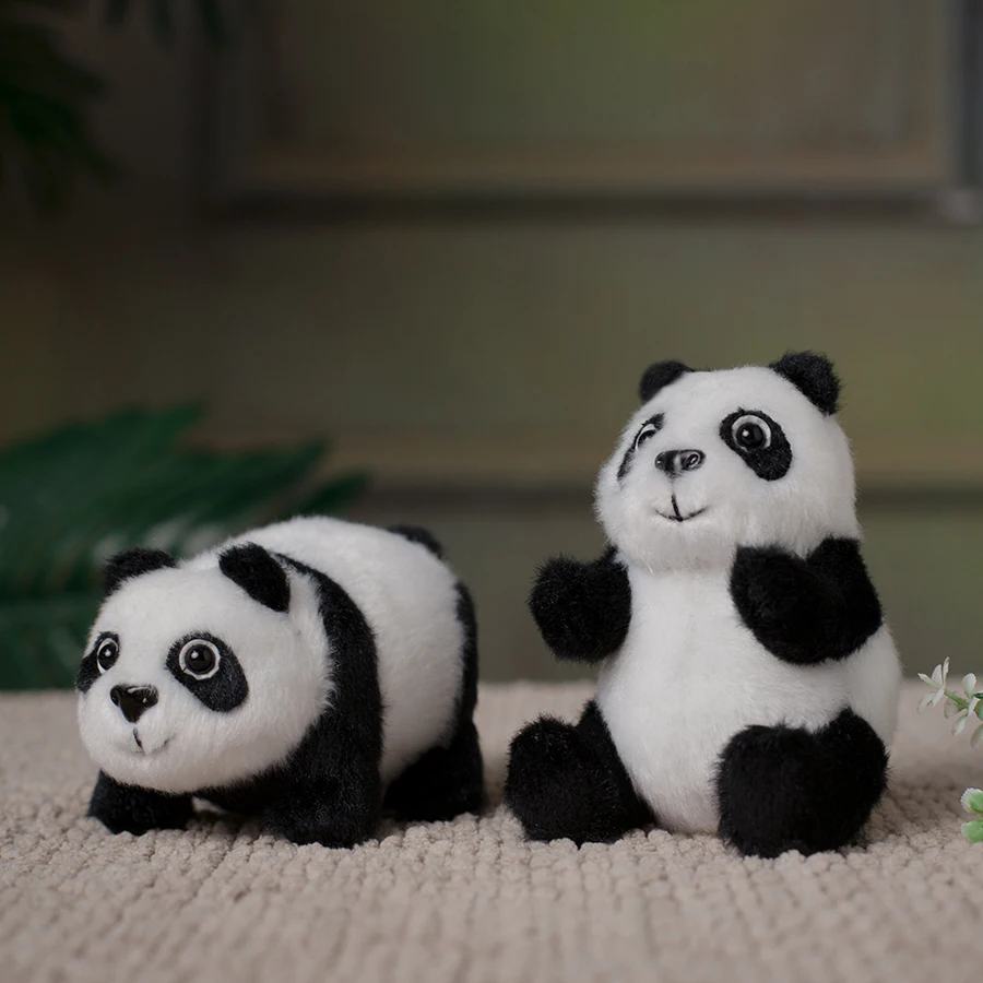 

Stuffed Soft Animal Doll for Kids Baby Adorable Toy mini size cute Panda, 4.5"