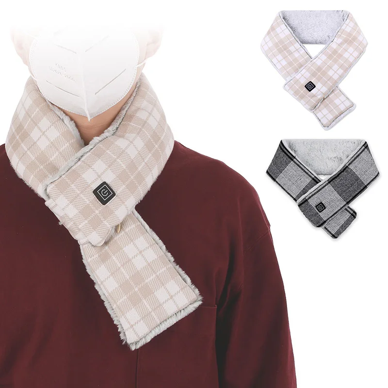 USB ไฟฟ้าความร้อนผ้าพันคอสำหรับผู้ชายผู้หญิงคอคออุ่น Quick อุ่นเครื่องทำความร้อนสำหรับในร่มกลางแจ้ง