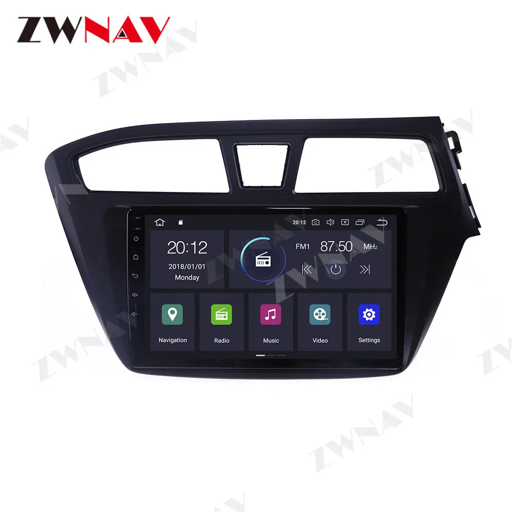 Android 10 4+128GB Car radio Player GPS Navigation For Hyundai I20 Right 2015-2017 Auto Stereo Multimedia Video Player HeadUnit