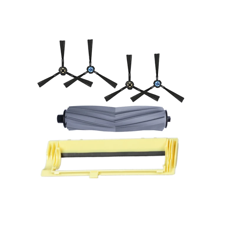 Tampa da escova principal e lateral para aspirador robótico, filtro HEPA, pano de esfregão, acessórios, peças sobressalentes, rolo, reposição, GENIO Deluxe 500