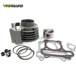 GY6 cylinder Kit 50mm big bore Cylinder Piston Ring Set for 4 stroke Scooter Moped 139QMB 147QMD GY6 50 60 80 cm3 to 100 cm3