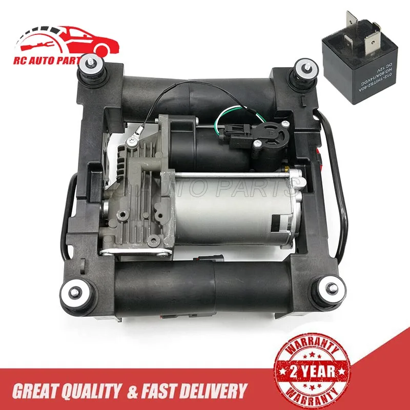 Complete Air Ride Suspension Compressor Pump Assembly for Range Rover L322 2006-2012 HSE Supercharged LR025111 LR011839 LR041777