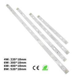 10pcs 4W 6W 8W High Brightness 2835 LED Bar Lights LED Tube for Ceiling Lamp With 60 degree Optical Lens White/Warm White Color