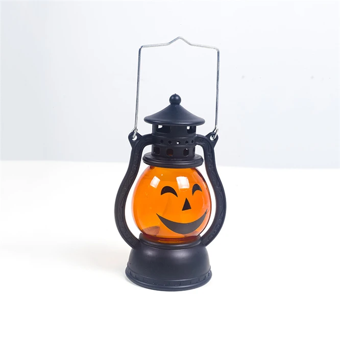 Lâmpada de óleo de abóbora para festa, luminária adorável para iluminar a festa de halloween, brinquedo para casa, bar, escola, decoração de halloween