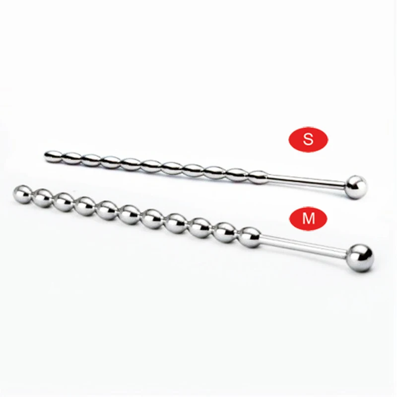 Male Stainless Steel Urethral Plug Urethral Dil Sounding Penis Plug Urethra Stimulate Dilator Masturbation Rod Sex Toys For Men