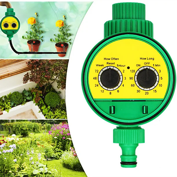 

Smart Electronic Garden Irrigation System Timer Intelligent Progammable Water Timing Controller G3 / 4 Thread Faucet