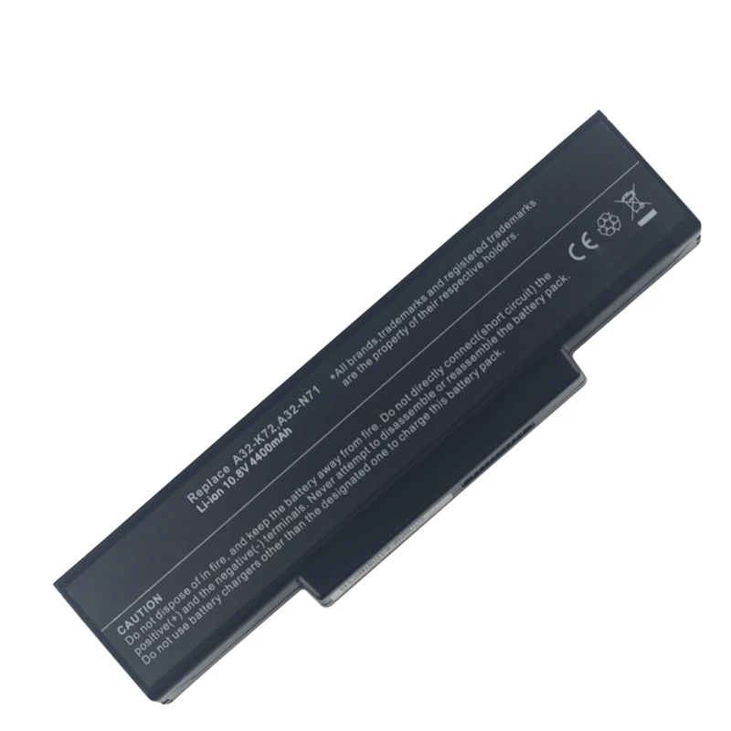 고품질 6600/4400mAh 노트북 배터리 ASUS A32-N71 N73SD N73S X73S N73JN N73JQ A72 K72 X72TL X73 X77 N73V X7BJF X7BS K73S