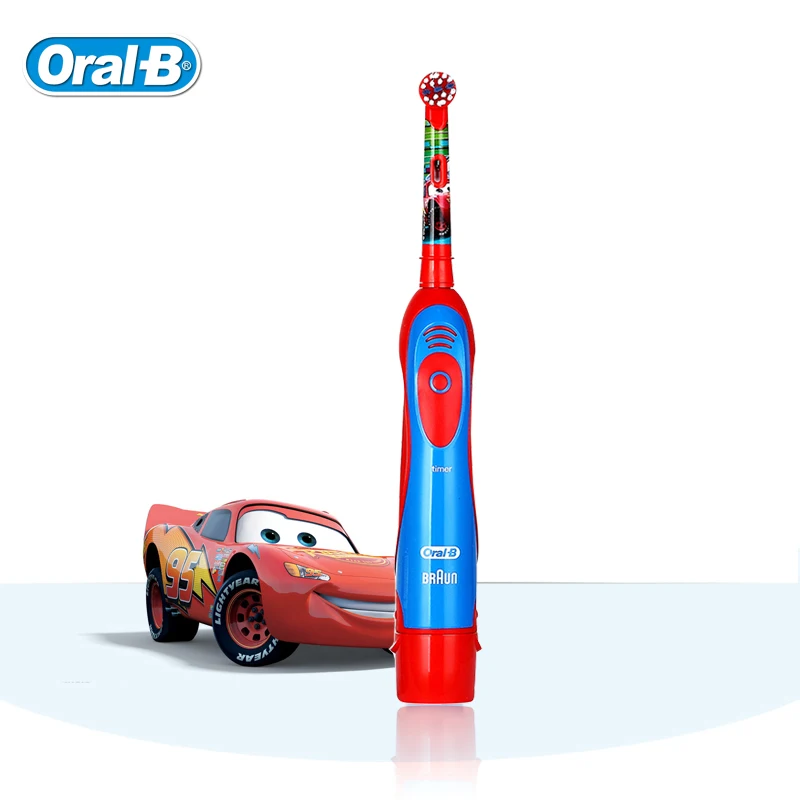 Oral B Kids Electric Toothbrush Replaceable Tooth Brushes Oral Hygiene Deep Clean Waterproof Battery Powered Toothbrushes