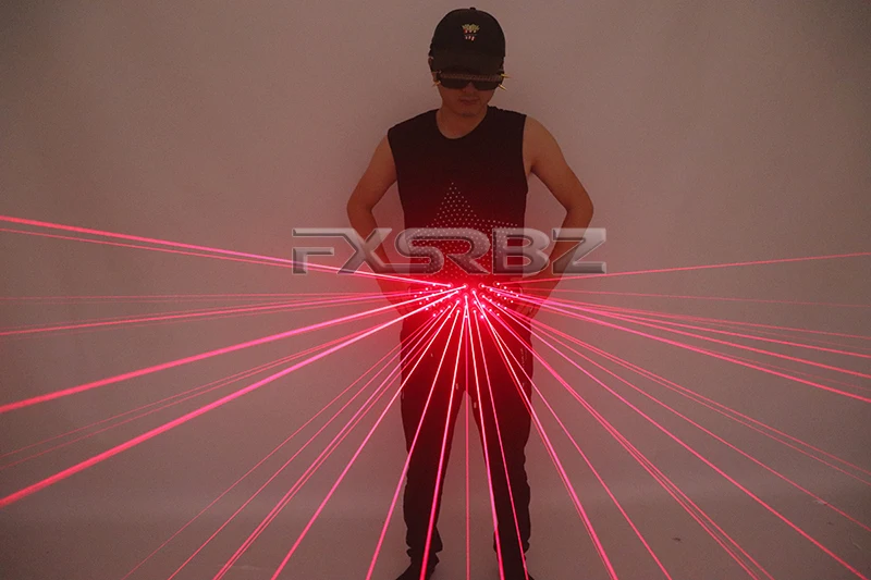 New Design Red Laser Waistband Belt LED Girdle Christmas Halloween Nightclub EDM Festival Performance Laser Props