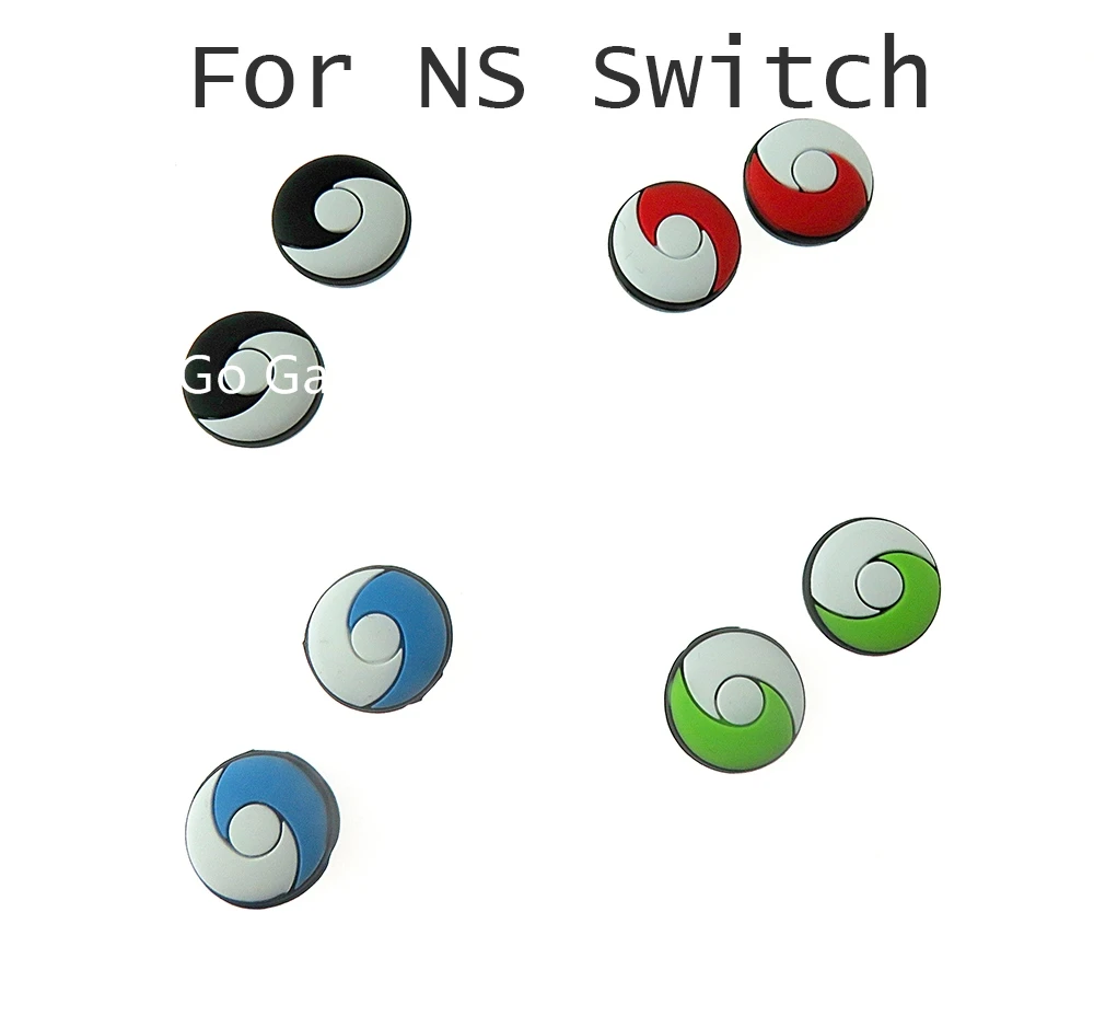 1 مجموعة = 2 قطعة لنينتندو سويتش NS JoyCon تحكم العصي الجلد الفرح كون القط Splatnoon غطاء سيليكون التناظرية متحكم الأصابع xbox one القبضات قبعات