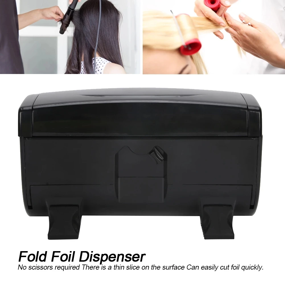 Fold Hairdressing Foil Dispenser Foil Cutting Tool for Salon Barber High Temperature Resistant Highlighting Foil Dispenser