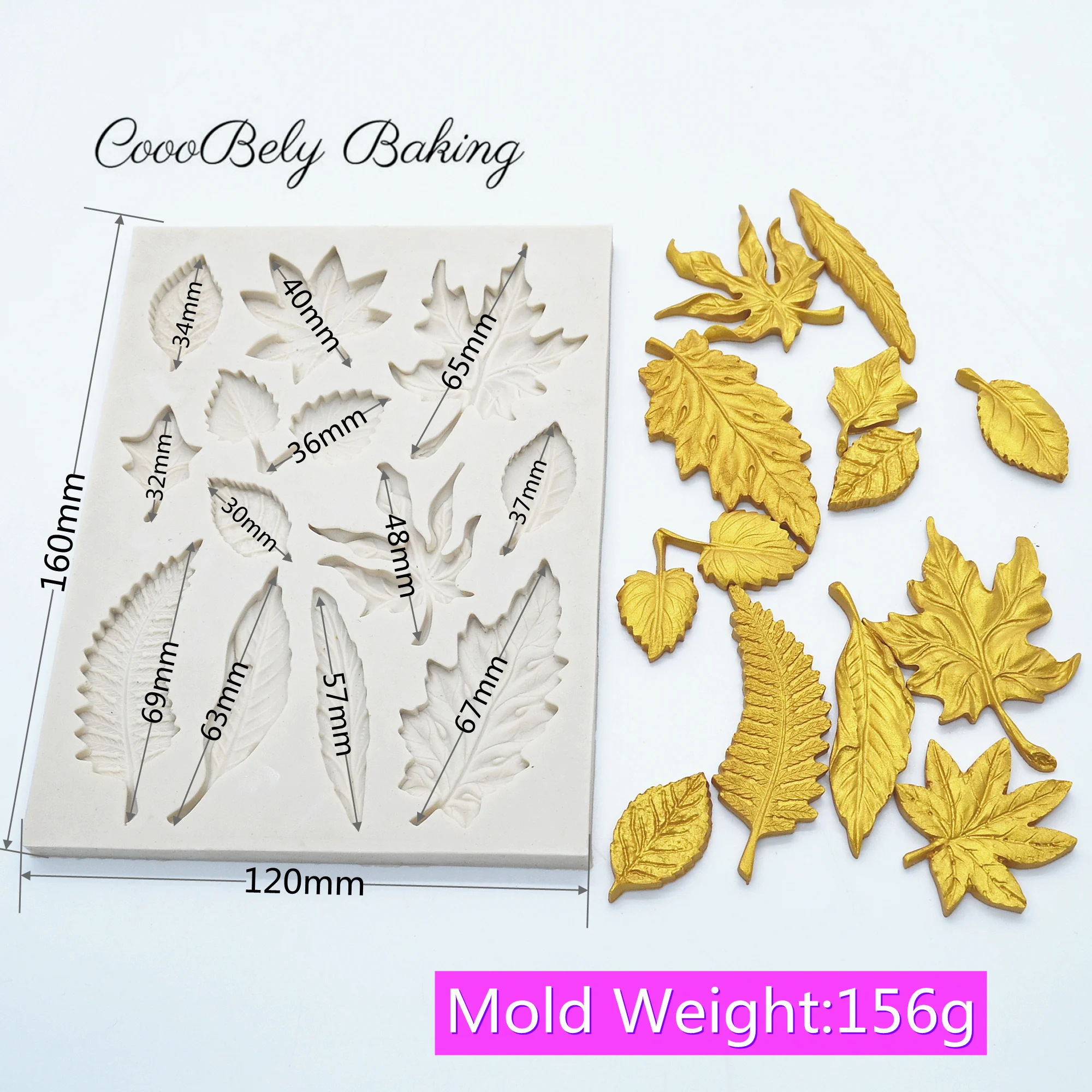 Flowers Silicone Molds For Baking Cake Decorating Tools Leaf Fondant Chocolate Candy Gumpaste Mold Kitchen Tools XK005