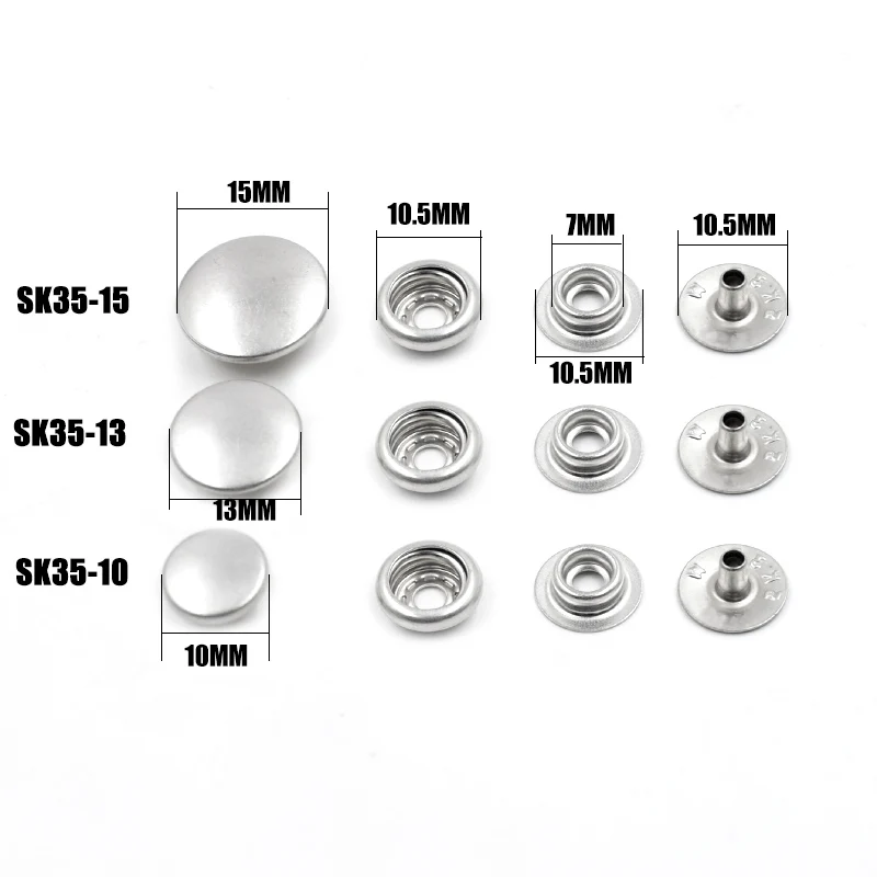 SK75/SK35/SW35snaps die fibbia In Metallo di installazione Rivetti. Presse macchina stampi Pulsante strumenti di installazione. Scatta in metallo