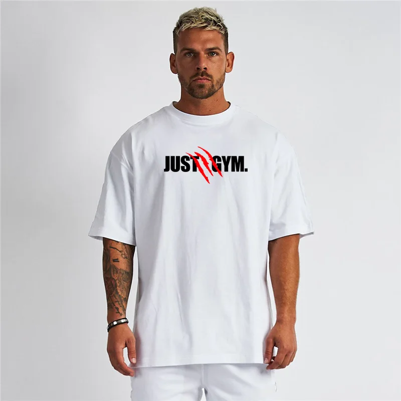 Brand Men's Fashion Extend Hip Hop Summer Cotton Bodybuilding Muscle Short Sleeve T-shirt Gyms Clothing Casual Fitness T Shirt