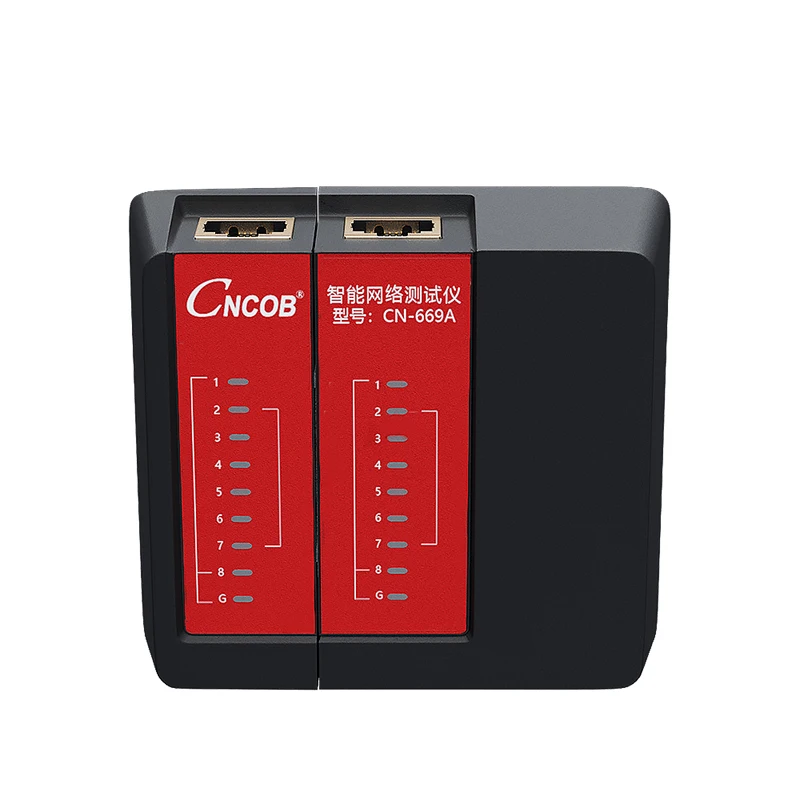 CNCOB RJ-45 إيثرنت كابل اختبار RJ11 RJ12 خط الهاتف الكاشف المقتفي اختبار أداة