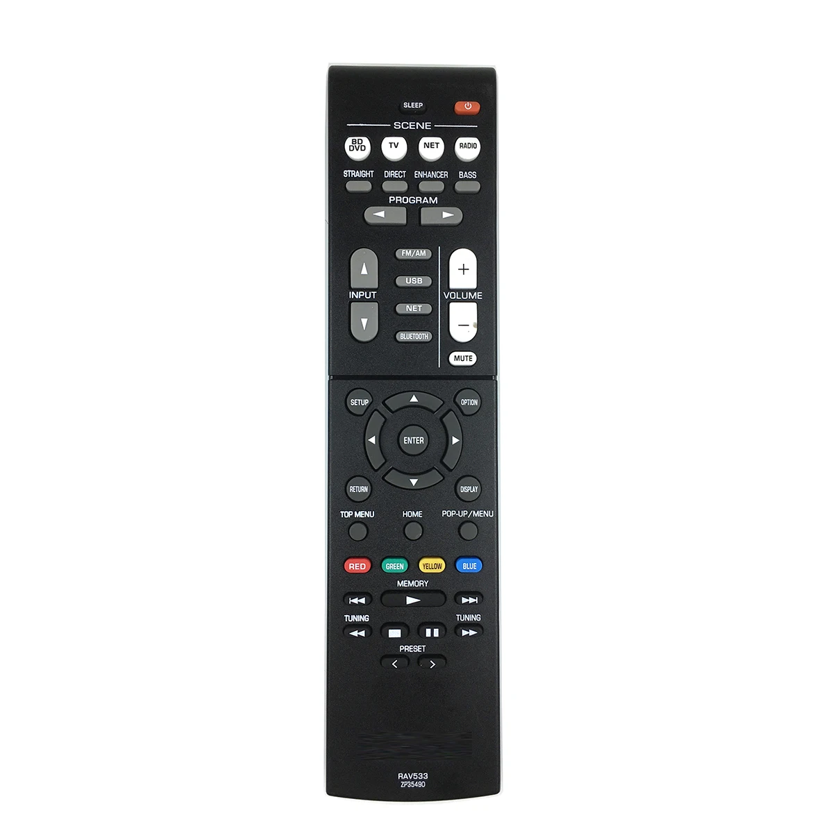 NEW RAV533 ZP35490 Remote for YAMAHA RX-V4 RAV531 RAV532 RAV534 RX-V479 rx-v479bl rx-v57 RX-V579 rx-v579bl HTR-4068 AV Receiver