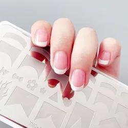 XMQ Steel Nail Art Stamping Plates Template Image Plate Graffiti Nais Printing Tools 6*12cm