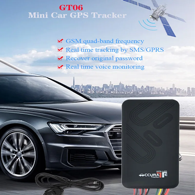 4G Mini GT06 Car GPS Tracker SMS GSM GPRS Vehicle Online Tracking System DAGPS Monitor Remote Control Alarm Device Locator