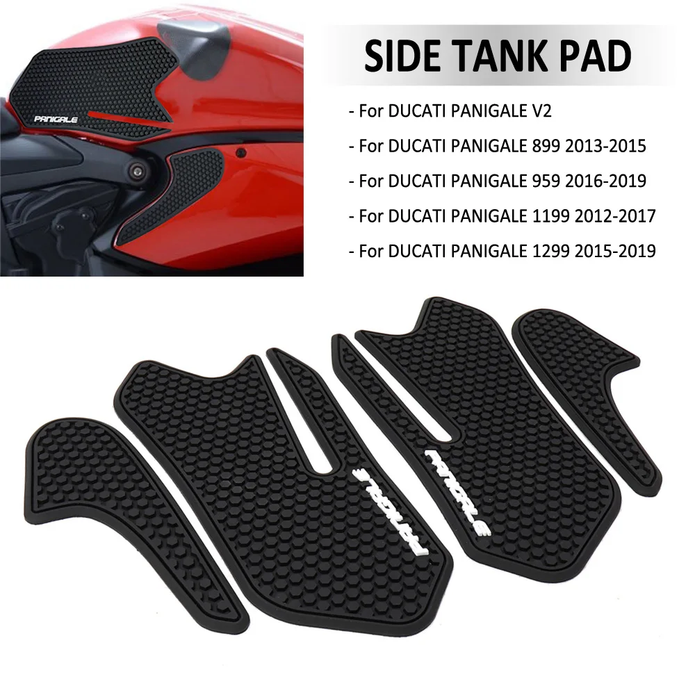 

2012-2019 Motorcycle Anti Slip Tank Pad Gas Knee Grip Traction Side Protector Stickers For DUCATI PANIGALE V2 899 959 1199 1299