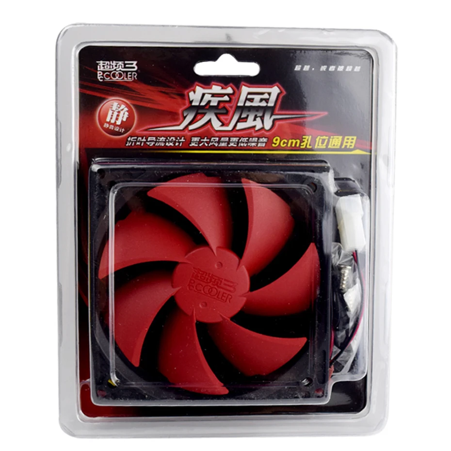 Pccooler F95 9Cm F85 8Cm Kipas Sasis Cpu Kipas Radiator Volume Udara Tinggi Kebisingan Ultra Rendah