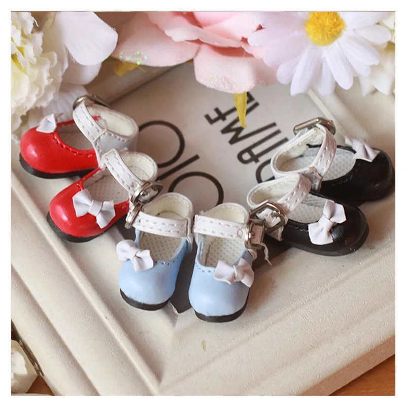 BJD shoes 3.5cm 1/8 size fat shoes doll leather shoes  for 1/8 BJD doll accessories doll shoes