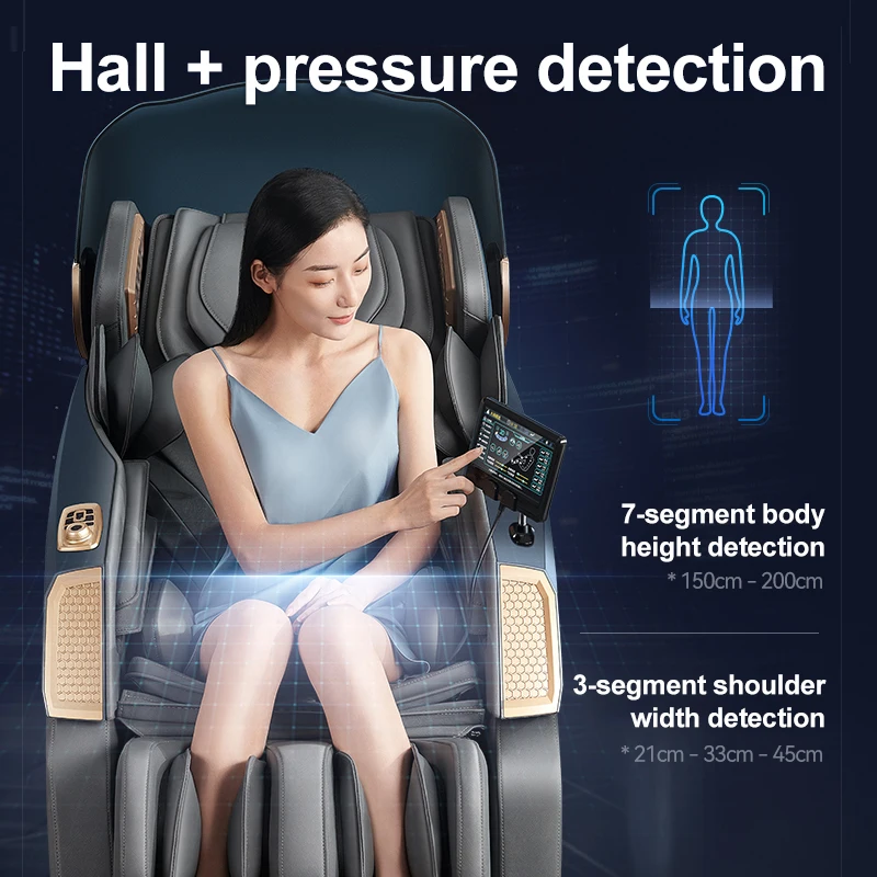 Zero Gravity Massage Chair Negative Oxygen Ion with Noise Reduction Hood Intelligent Induction Body Detection voice control Sofa