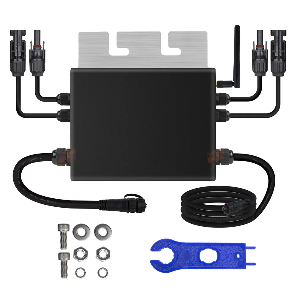 700W PV Solar On Grid Tie Micro Inverter MPPT Smart Microinverter Inversor 30V 36V DC 110V 220V AC For 300W 350W Solar Panel