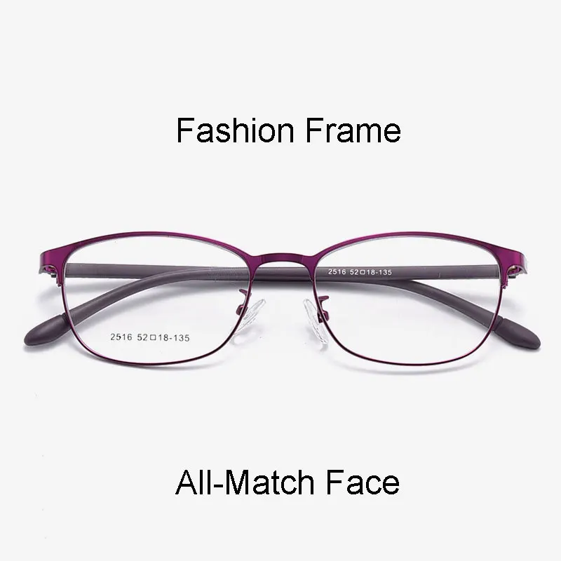 New Arrival Metal Glasses Frame Half  Rim Full Rim Nearsighted Spectacles with Spring Hinges Hot Selling Women Style