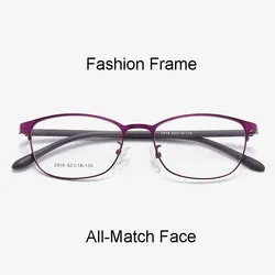 New Arrival Metal Glasses Frame Half Rim Full Rim Nearsighted Spectacles with Spring Hinges Hot Selling Women Style