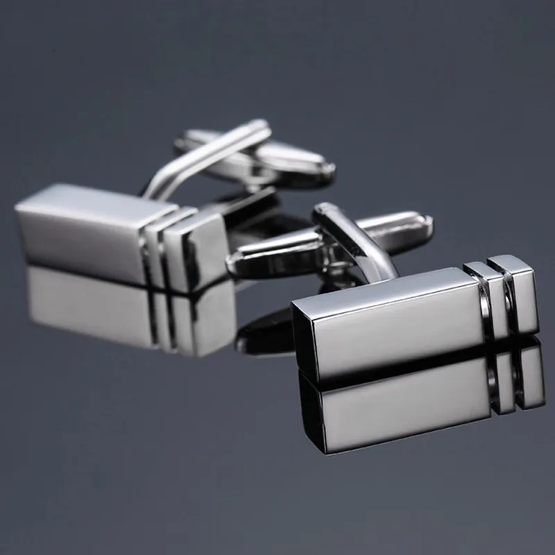 Brand new high quality doctor Cufflinks fashion suit brand jewelry laser metal Cufflinks men's business shirt Badge Pin