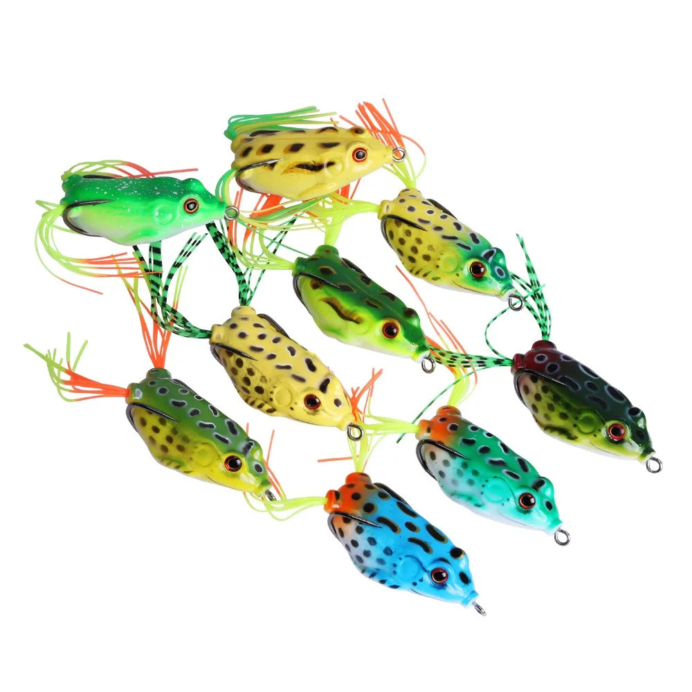 Goture Frog Fishing Lure 5.5cm 12.5g Soft Silicone Bait Crankbaits Fishing Lures Carp Fishing Wobblers Artificial Bait Frog Lure