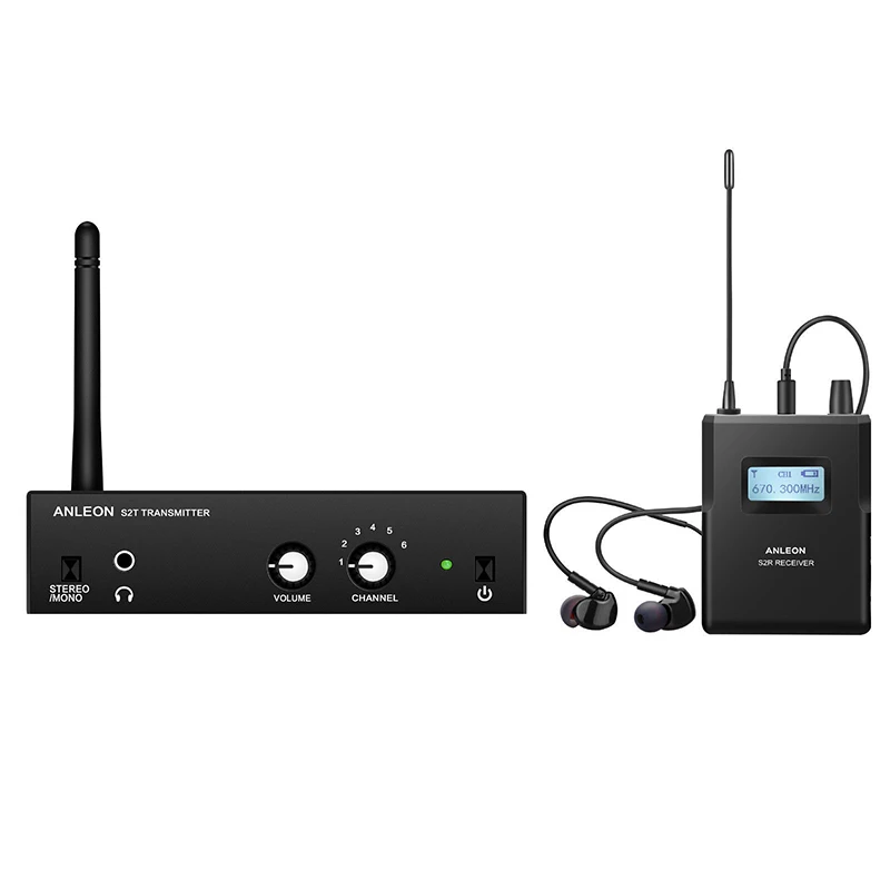 S2 stereo ear anti-wireless monitoring system, exhibition live broadcast, listening stage, return monitor 110-220V