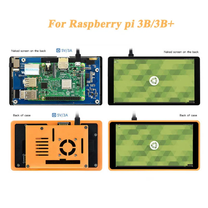 Imagem -05 - Módulo de Tela Capacitiva Polegada Amoled Hdmi 5.5 com Vidro Temperado Suporte para Nvidia Nano e Raspberry pi 4b