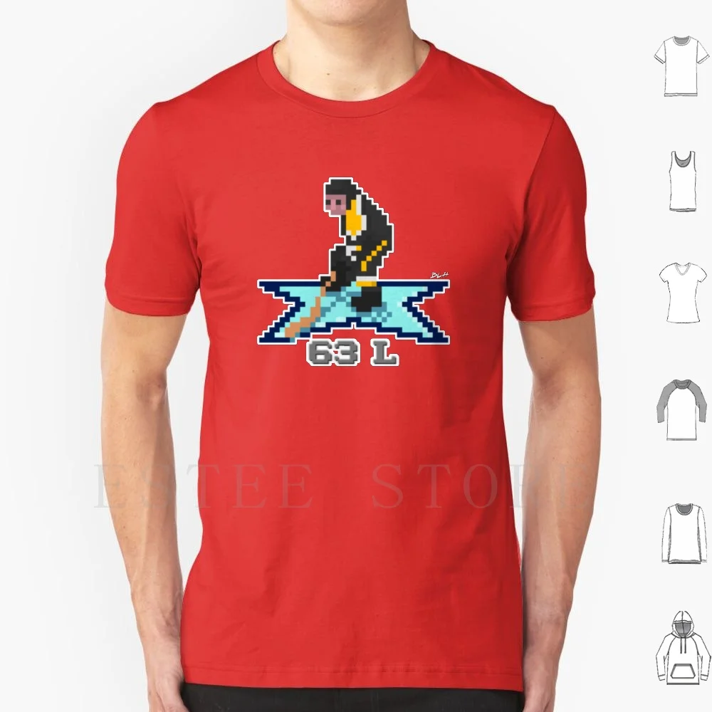 94-Bos #63-Marchand T Shirt Print Cotton Brad Marchand Ice Hockey Hockey 94 Video Games Super Retro Funny Black And Yellow