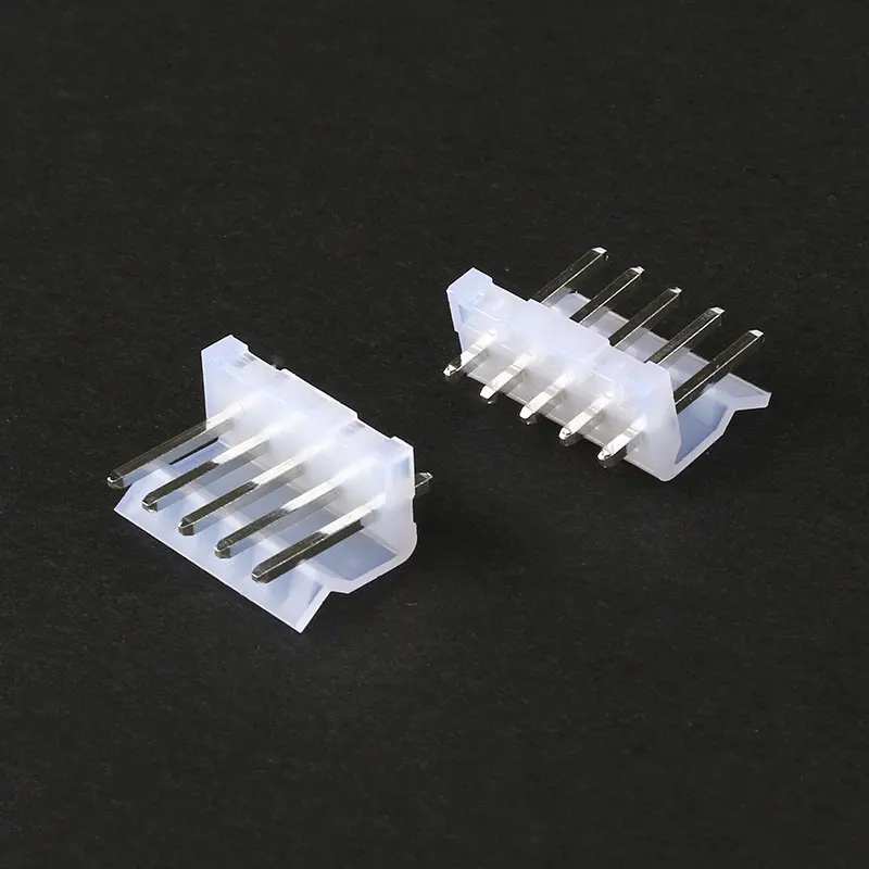 50set/lot 3.96 mm pitch CH3.96 - 2/3/4/5/6/7/8/9/12 Pin connector 50pcs Straight pin + 50pcs curved pin