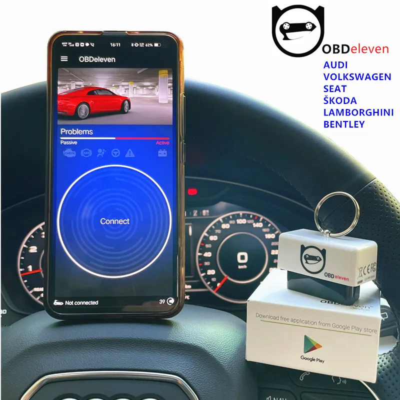 OBDeleven Device Auto Scanner OBD Eleven OBD11 OBD2 Diagnostic Tools OBDeleven Supports VW/Audi/Seat/Skoda