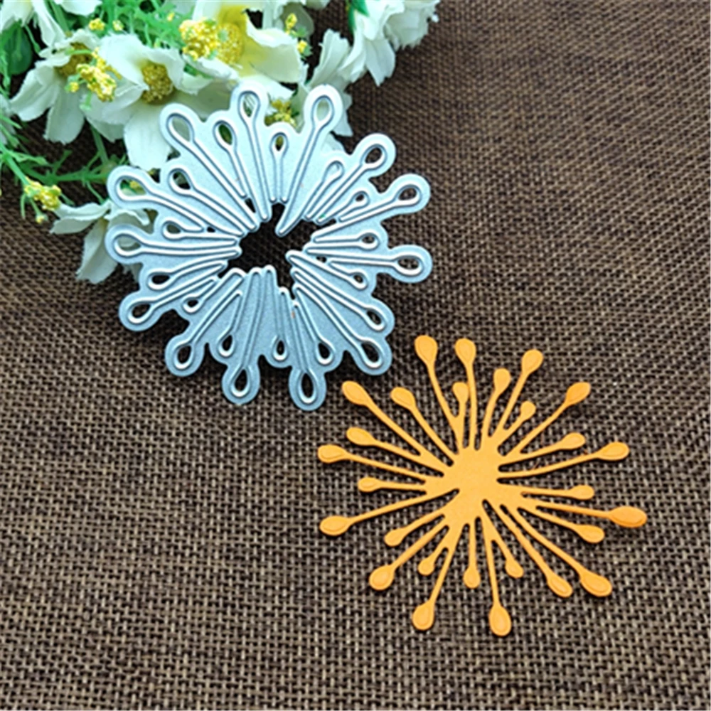 Dandelion Metal Cutting Dies Stencil Template For DIY Scrapbooking Embossing Paper Cards Album Making Decorative Craft Dies Cut