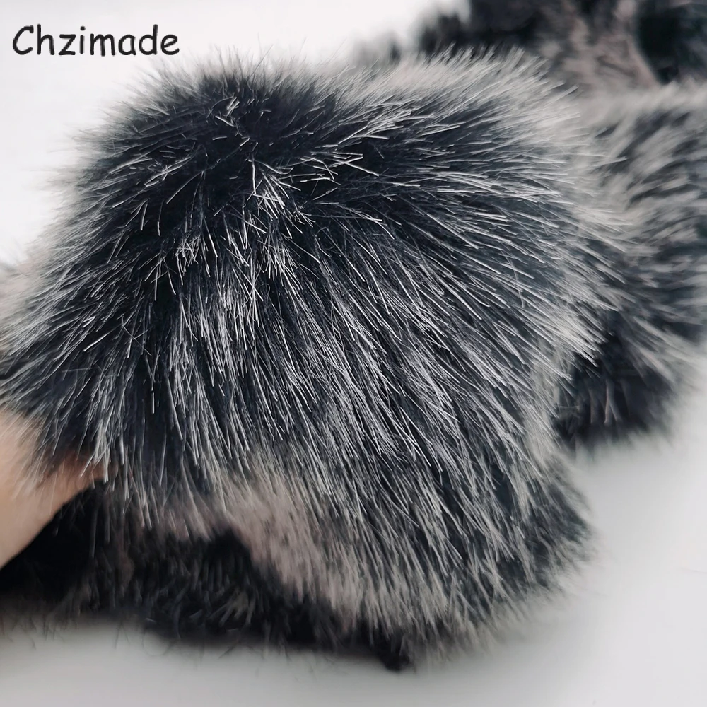 Chzimade 40x50/45x150cm Imitation Faux Fur Plush Fabric Soft Patchwork Clothing Fur Collar Diy Sewing Quilting Material Crafts