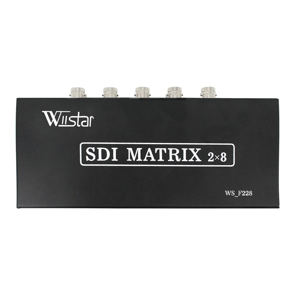 SDI Matrix 2x8  SDI  Switch  2 To 8 Converter  for 3G HD SD Monitor Security Camera CCTV Video