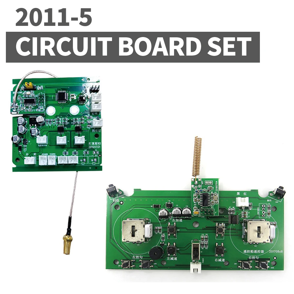 

Flytec 2011-5 RC Fishing Bait Boat Circuit Board Original Accessories Receiver Transmitting Board Set