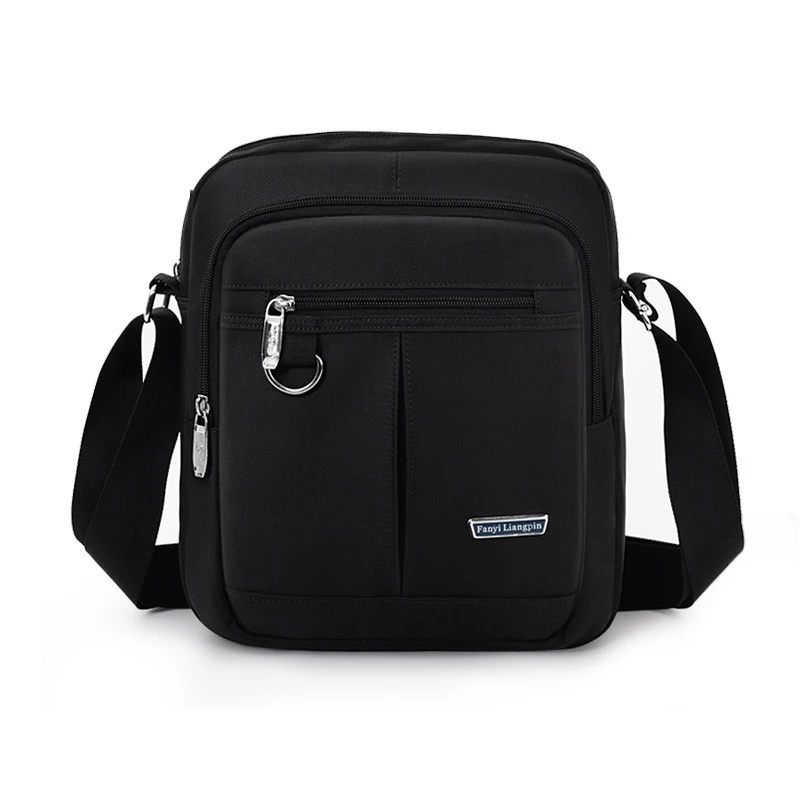 Saco de mensageiro impermeável de náilon dos homens multifuncional casual viagem de negócios bolsa de ombro crossbody