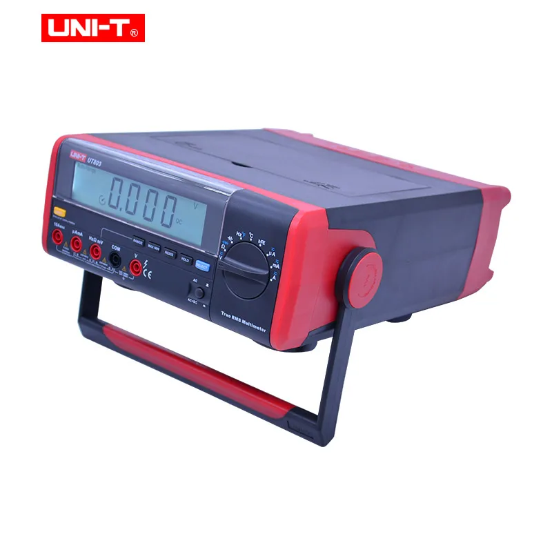 UNI-T Bechtop Digital Multimeter auto range DMM HZ Temperature Tester Capacitor 9999 Data Logging USB RS232 UT801-804