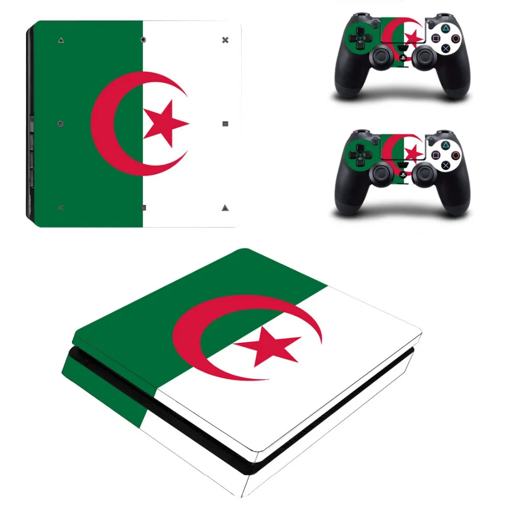 Turkey National Flag PS4 Slim Skin Sticker For Sony PlayStation 4 Console and Controllers PS4 Slim Skins Sticker Decal Vinyl