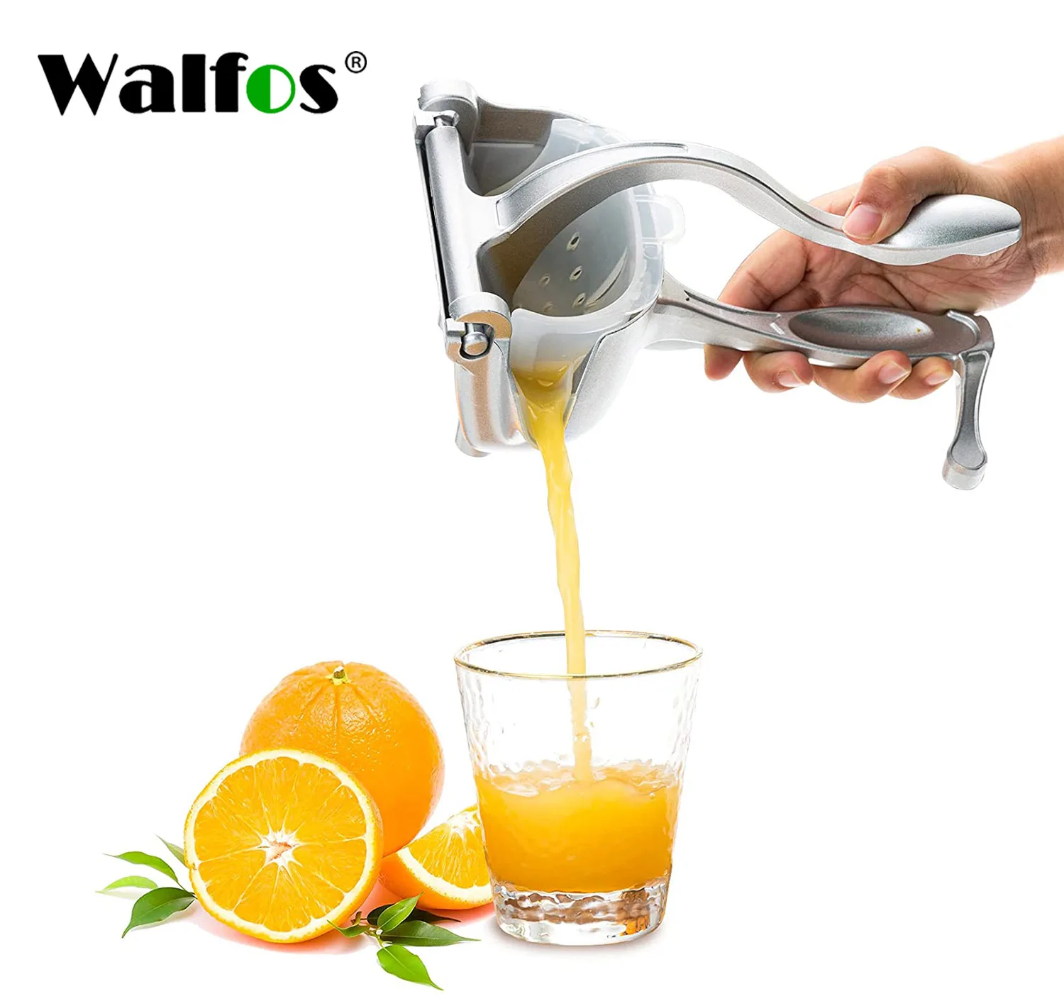 

WALFOS Aluminum Alloy Manual Juicer Easy To Clean Detachable Juicer Lemon Pomegranate Watermelon Juice Kitchen Accessories