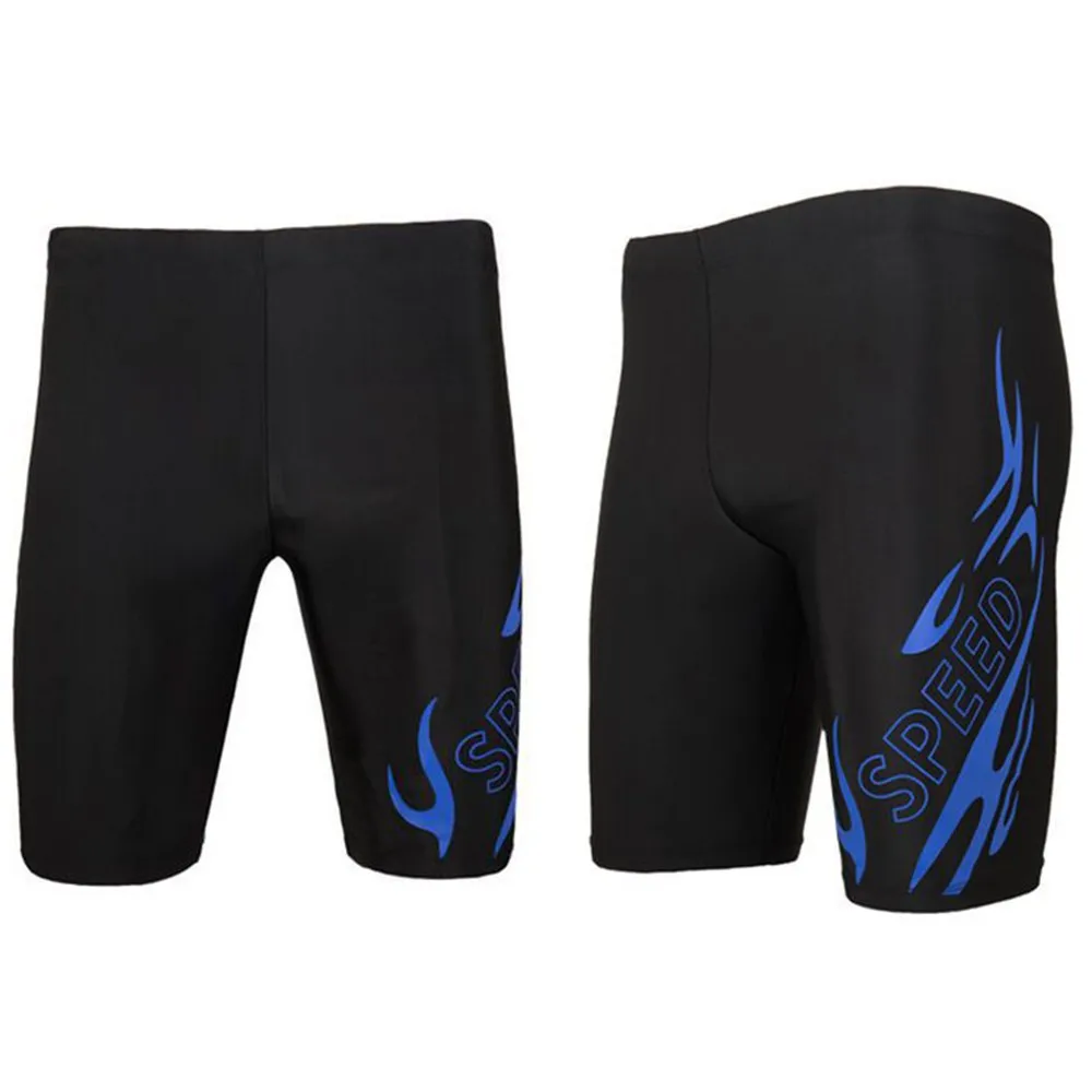 New Swimsuit Mens Swimming Trunks Sexy Swimwear Jammers Quick-dry Shorts Tight Swim Trunks Plus Size Quick Dry Swimming