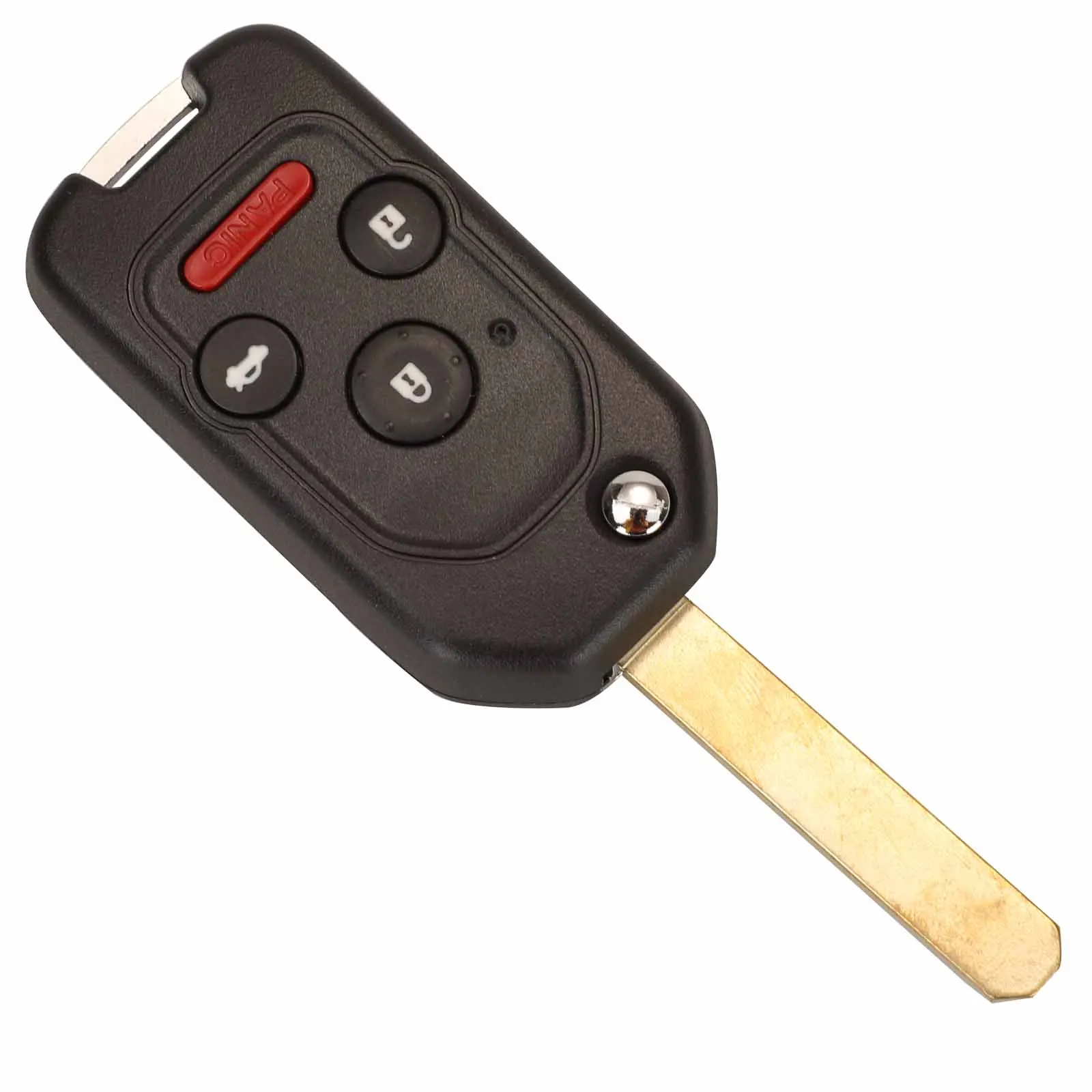 jingyuqin Update Modified 3/4 Buttons Car Key For Honda Accord Pilot Cr-V Key Housing Civic Insight Ridgeline 2003-2013