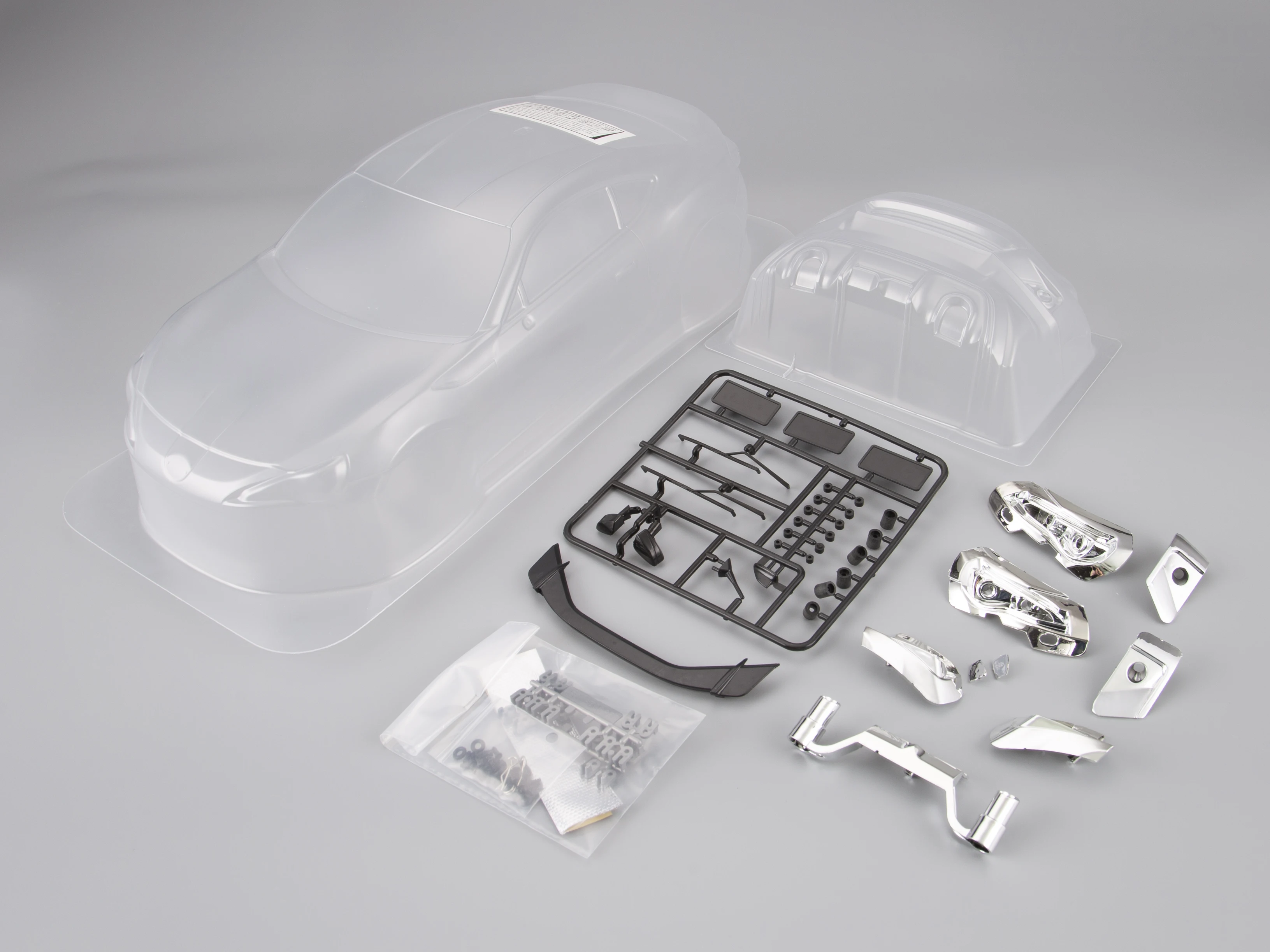 Killerbody 1:10 RC drift touring car PC clear bodyshell BRZ with 257 wheelbase fit for Tamiya chassis