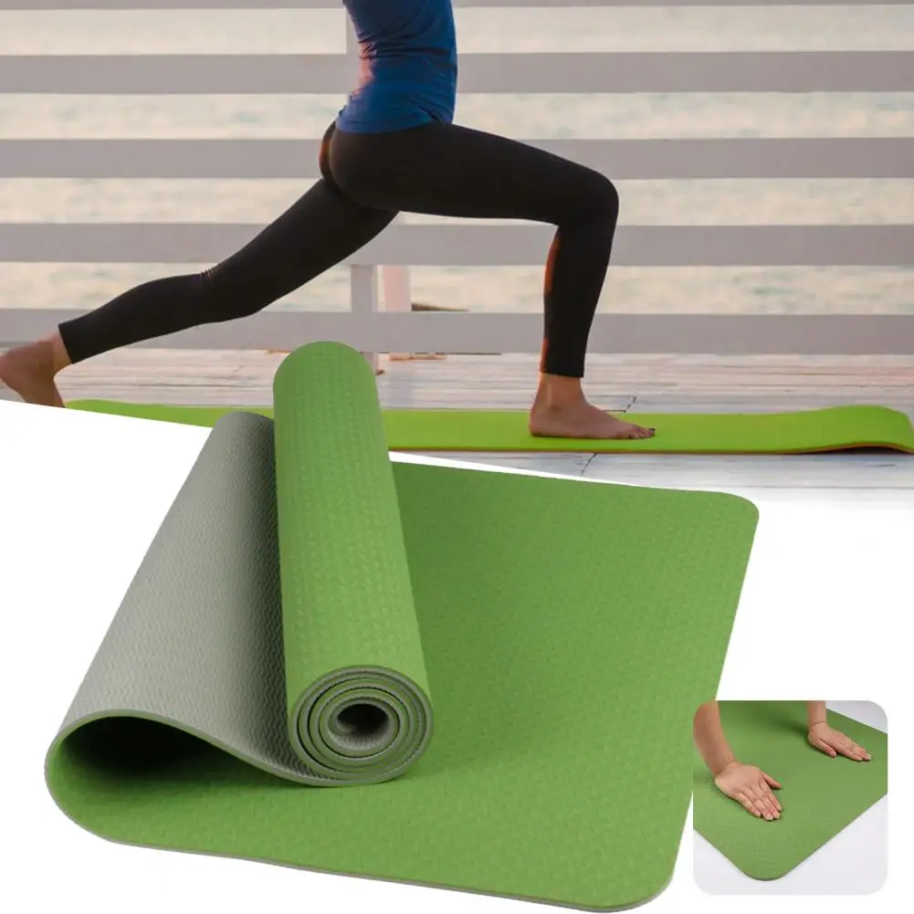 Yoga Mat Fitness esercizio TPE ad alta densità cuscino Mat sport Indoor Fitness Pilates ginnastica mat