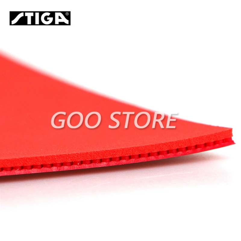 STIGA Tischtennis Gummi MANTRA M/ H Offensive Pickel in mit Schwamm Pips-in Ping Pong Tenis De mesa – Detail 7